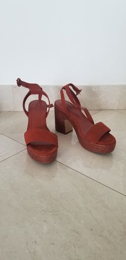 MANGO platform wedge sandals