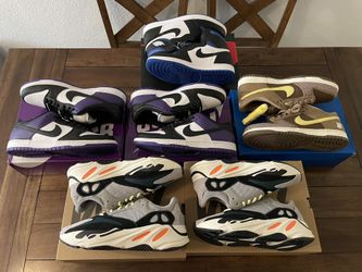 Jordan 1 Yeezy Wave runners Dunks SBs