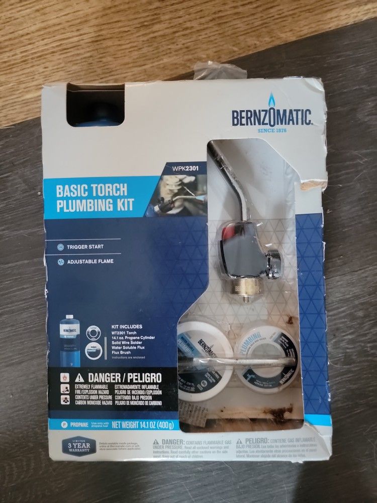 Bernzomatic Basic Torch Plumbing Kit