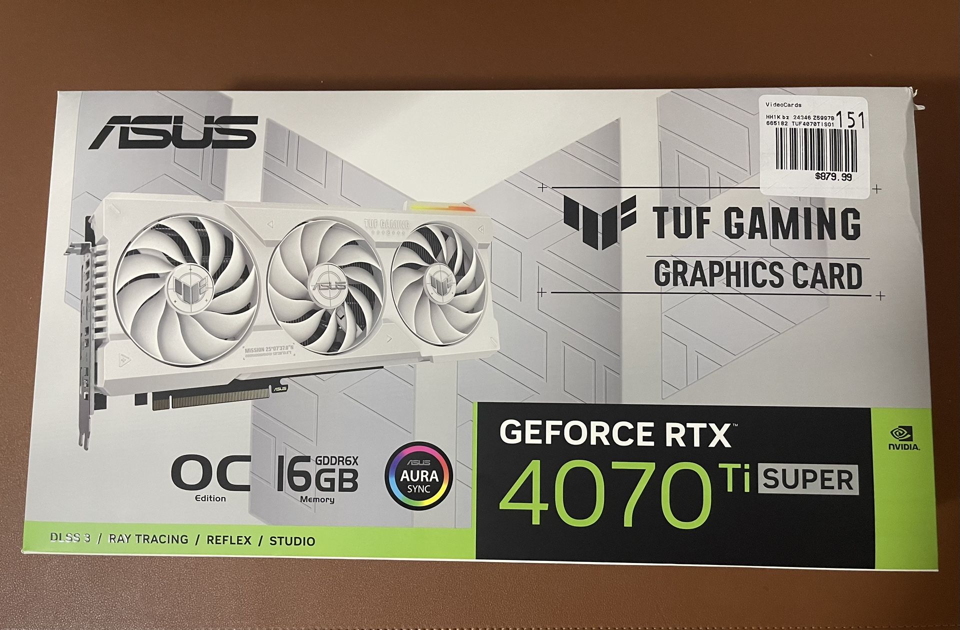 ASUS 4070 TI Super (White)