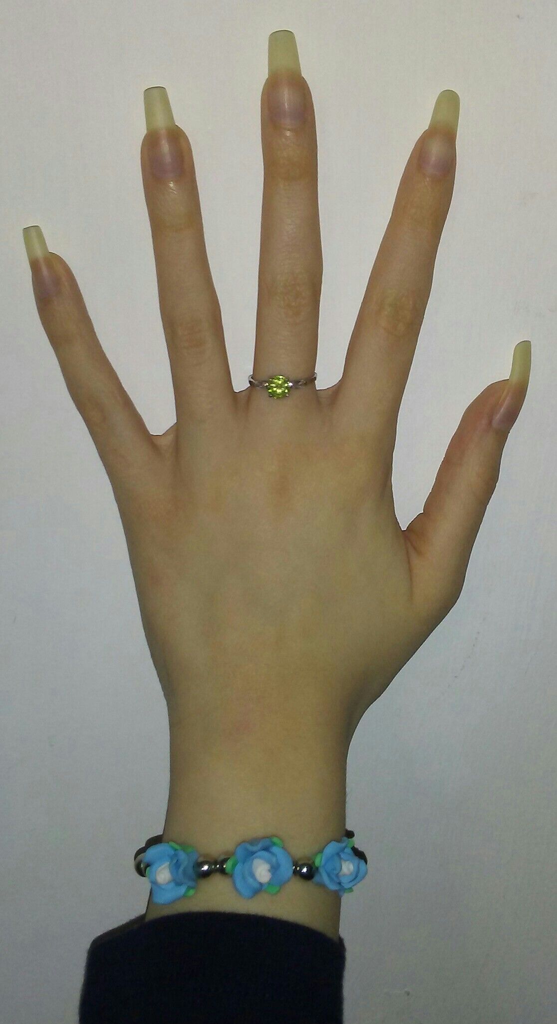 Very Lovely Peridot Sterling Silver Ring!
