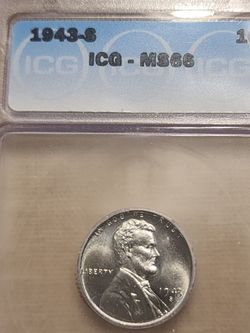 1943 s lincoln cent ms66