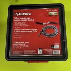 Husky 50 Ft Universal Drain Auger Cable