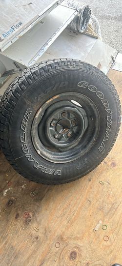 Spare tire brand new tire