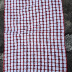 Brand New Never Used, Set of 5 Waffle Weave Dishcloths – Kitchen Towels – Multicolor Checkered