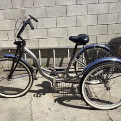 26” Cruiser Schwin Tricycle For Adults Excellent Condition Basket Fenders Handlebar Spring Seat News $250 Firm Go In Whittier 
