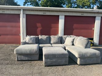 Nice gray Ashley sectional (free delivery)