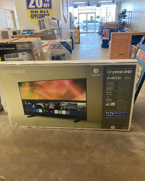 SAMSUNG UN65AU800DF 65 Class AU800D-Series Crystal Ultra TV
