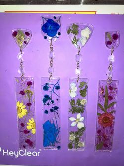 Hand Made Resin Bookmarks
