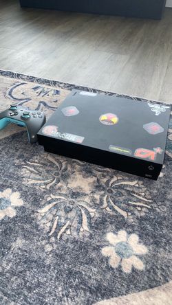 Xbox One X with controller
