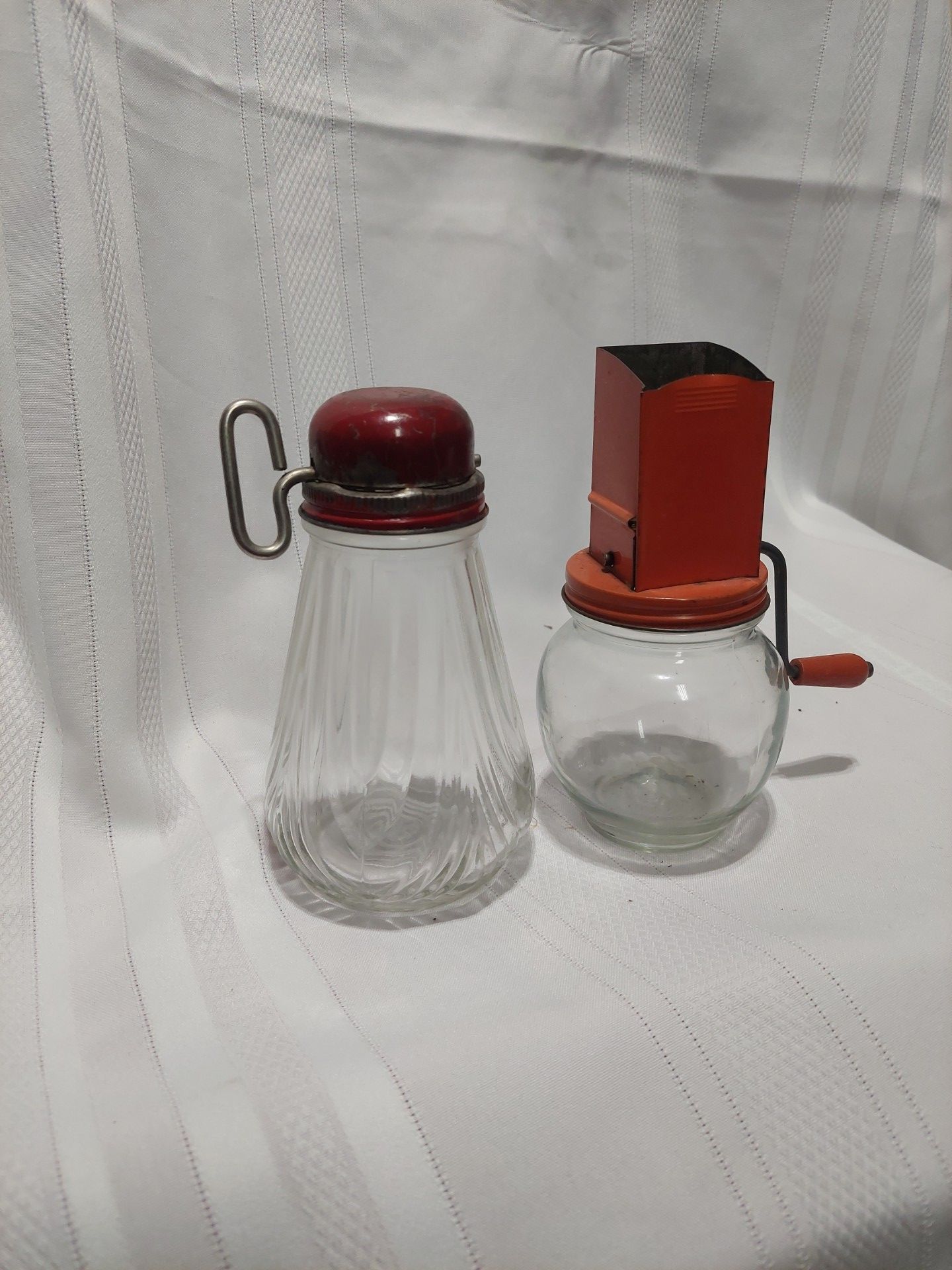 1940s. Antique nut/spice grinders