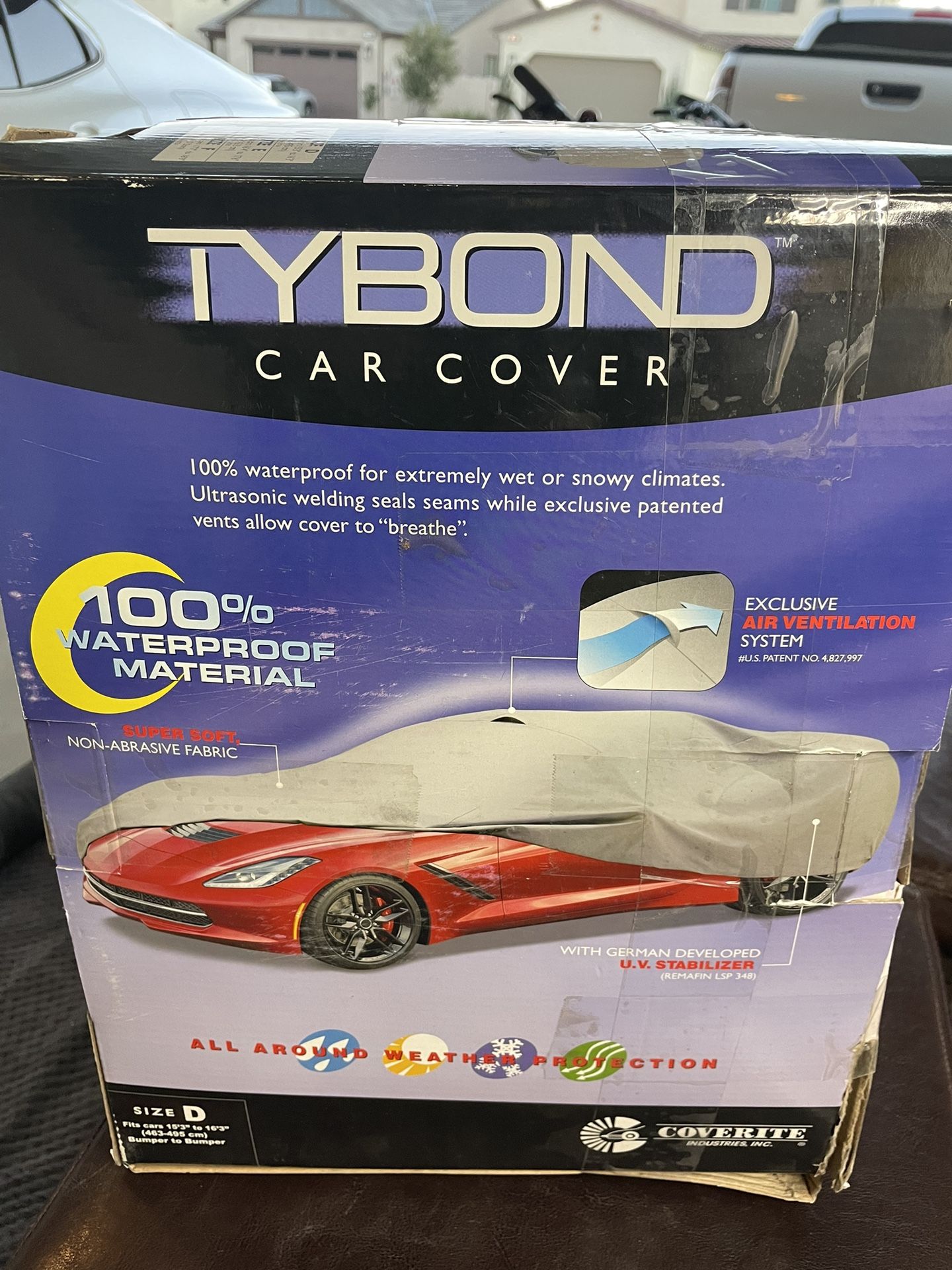 Tybond Car Cover, Size D