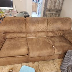 Free Couch And 2 Recliners 