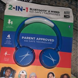 2-in1 Bluetooth & Wired Headphones 