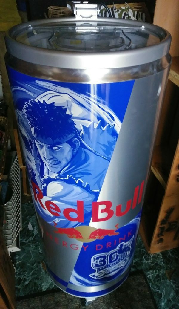 Red bull fridge street fighter limited edition