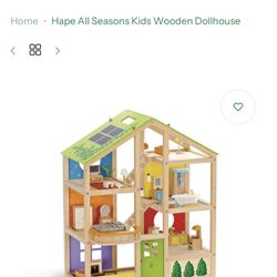 Hape wooden All Season Kids Dollhouse