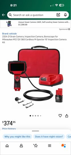 M12 12V Lithium-lon Cordless M-SPECTOR 360-
