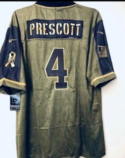 Dak Prescott Stitched Jersey Salute To Service XL