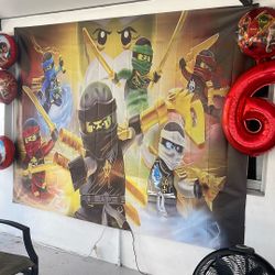 Ninjago Backdrop