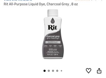 Rit Dye Color Gray