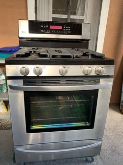 Kenmore stainless steel gas 5 burner stove