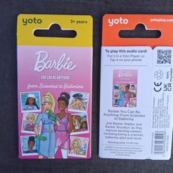 Barbie Be Your Self Yoto Audio Card 