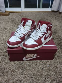 Size 6 - Air Jordan 1 retro high White/Team Red