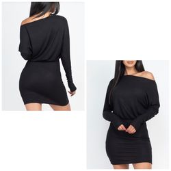 Long Sleeve Black Dress