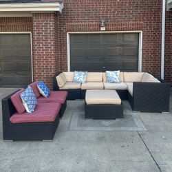 ❤️ BEAUTIFUL BIG OUTDOOR PATIO SET ❤️ 