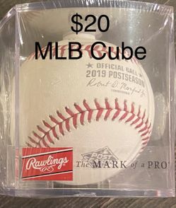 MLB Sealed Cube Baseballs