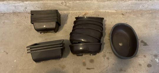 19 pcs Used Bonsai Plastic Pot
