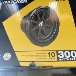 Kicker 10” Subwoofer 