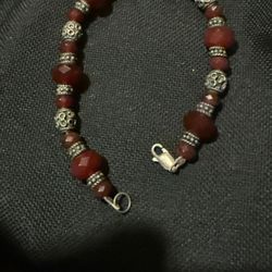 Sterling Silver 925 Bead Bracelet 