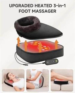 Foot massager with heat