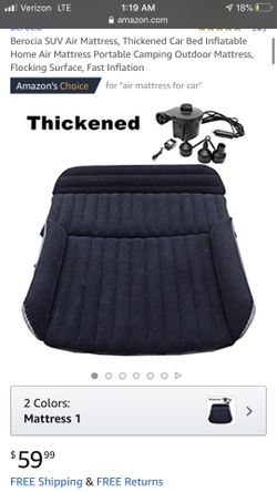 Brand New Berocia SUV Mattress with pump