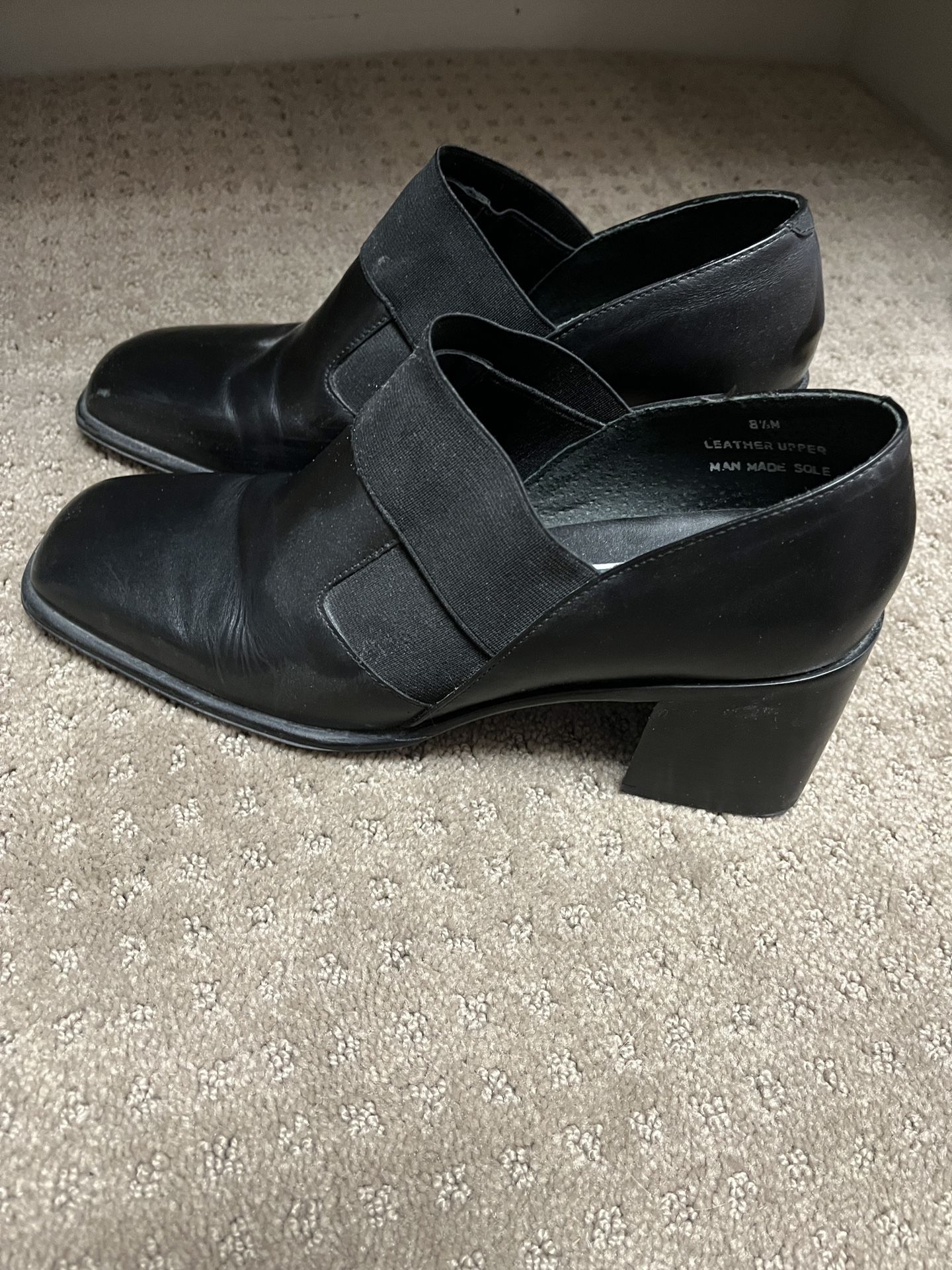 Women’s Black Leather Shoes