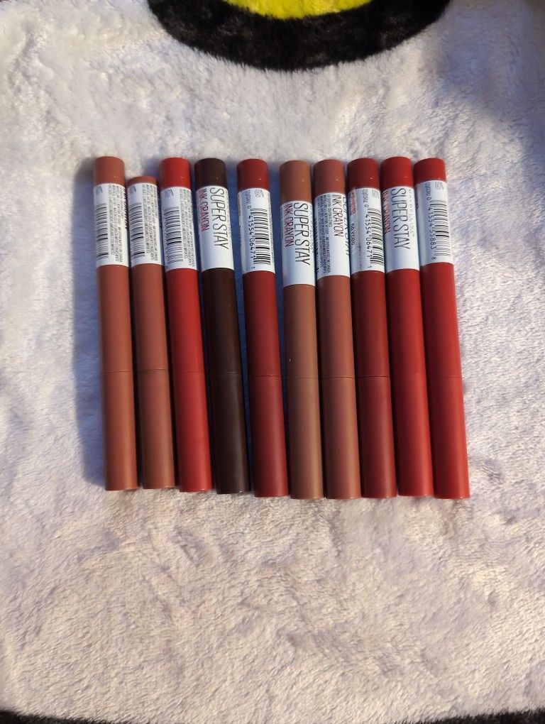 Maybelline Super Stay Ink Crayons Lips 10 Count