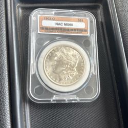 1902o MS66 Morgan Silver Dollar 