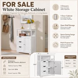 White Storage Cabinet