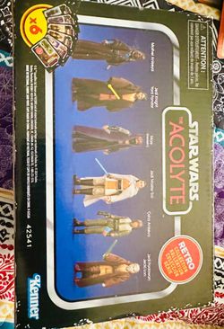STAR WARS STARWARS ACOLYTE COLLECTQBLE RETRO ACTION FIGURE SET