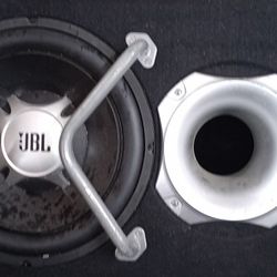 JBL Subwoofer With Amp Built In The Back Of It
