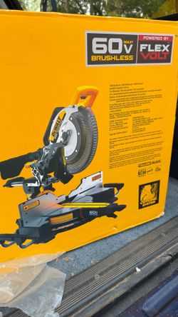 DeWalt 60V MAX Flexvolt 12 in. Cordless Brushless Dual-Bevel Sliding Compound Miter Saw Tool Only