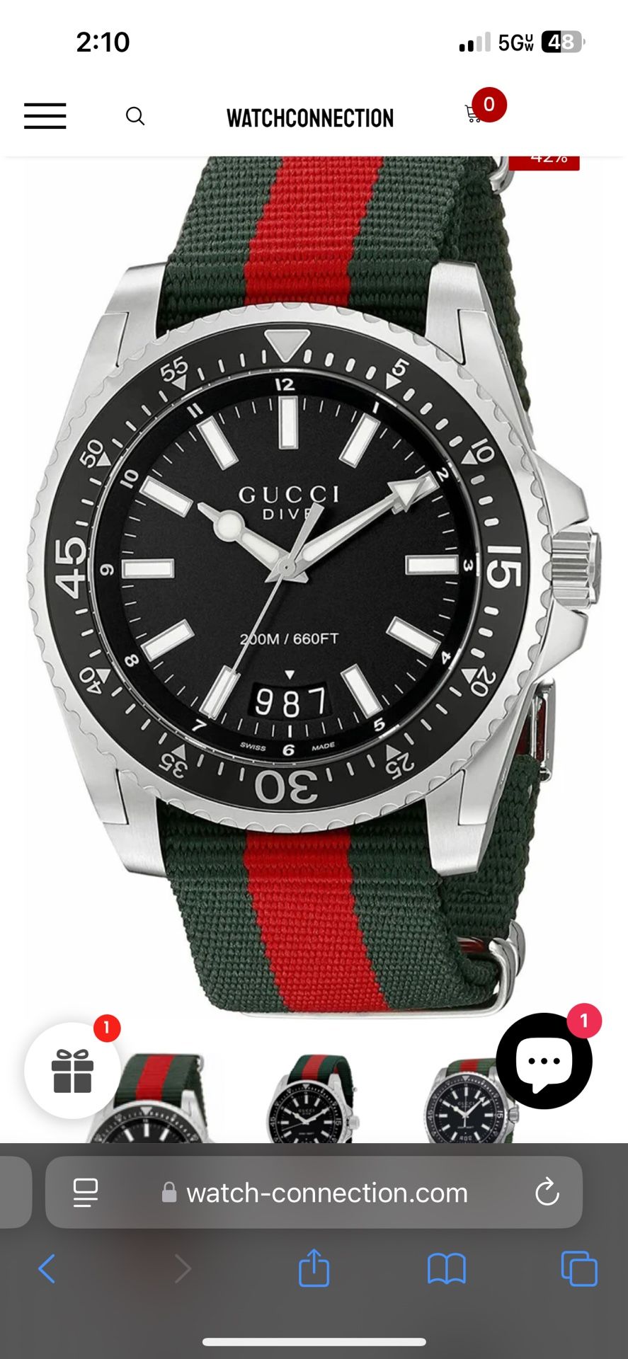 Gucci Men’s Watch 