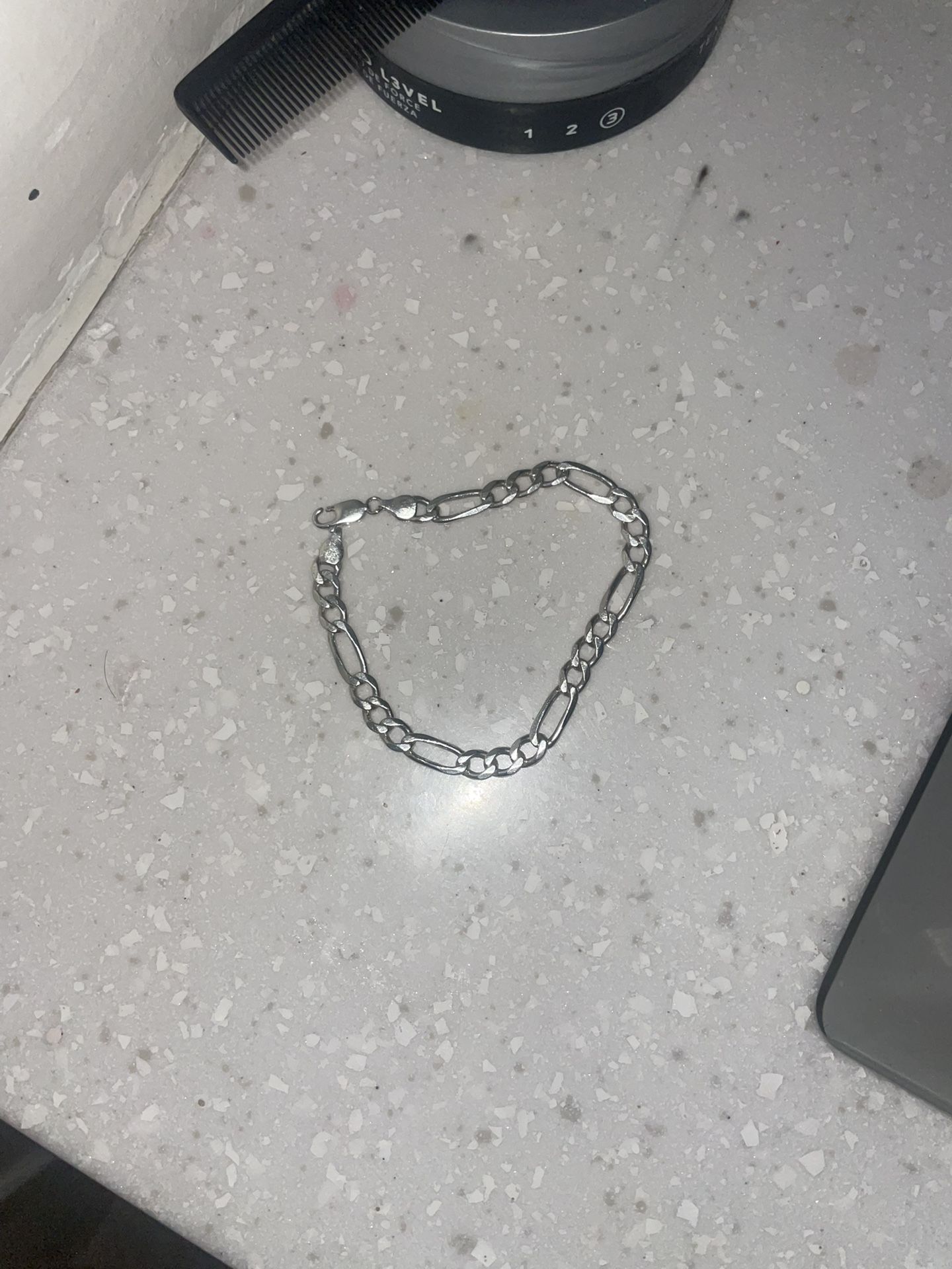 real silver braclet