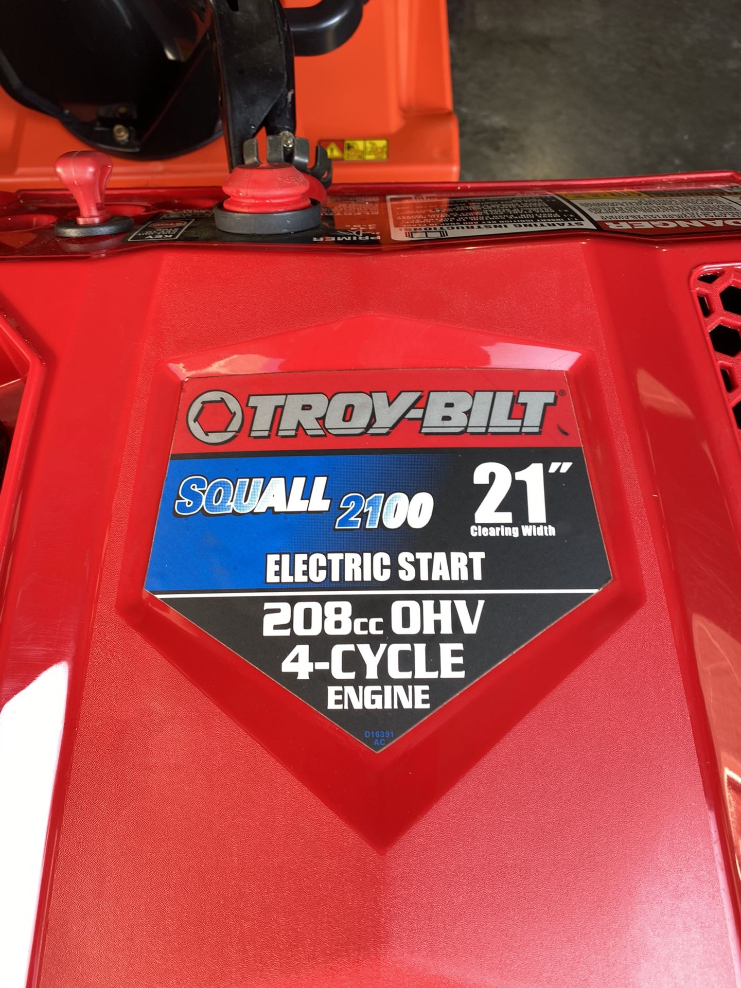 TroyBilt Squall 2100 Snow Blower for Sale in Yalesville, CT OfferUp