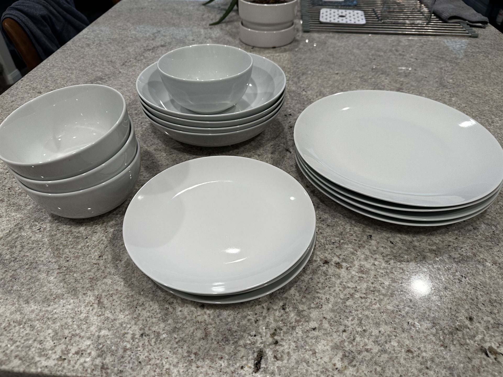 16-Count Porcelain Plate Set Member’s Mark