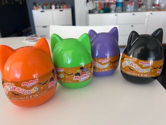 Brand new set of 4 Halloween mystery Squishmallow plush toys