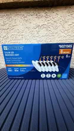 6IN RECESSED LIGHTS (6CT)