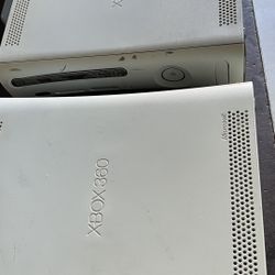 2 360 XBOXS n 1 Play Station 2. Not Working For Parts Only!!