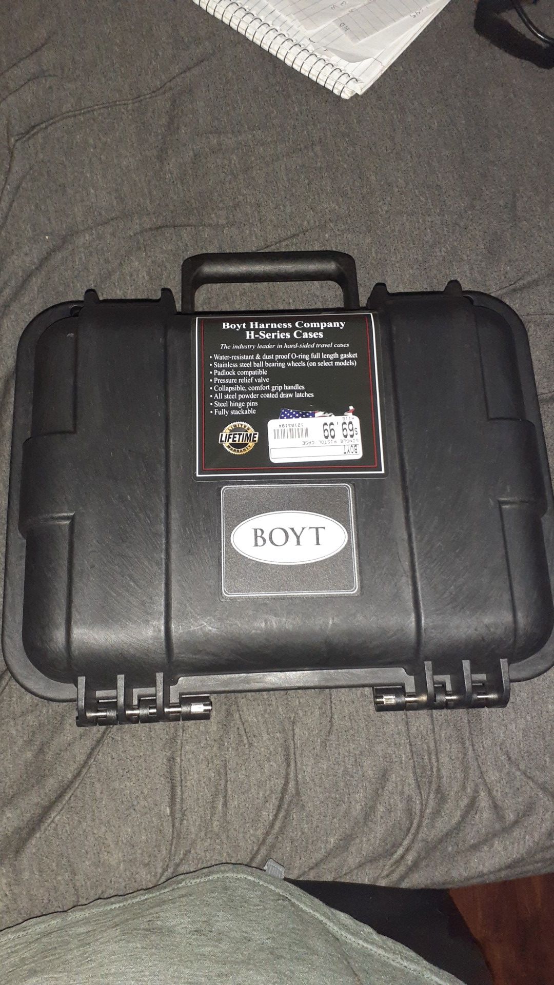 Boyt harness company single handgun case